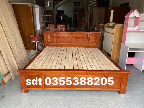 Giường gỗ Lim cao cấp TL2mx2m20