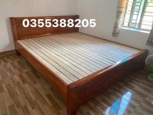Giường gỗ Xoan TL1m60x2m