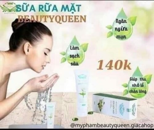 Sữa rửa mặt beautyqueen