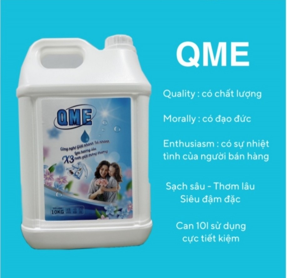 Nước giặt QME 10l